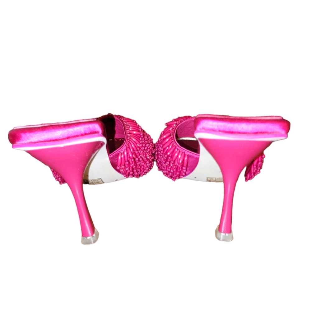Jeffrey Campbell Beaded Sandals in Pink Size/8 - Picture 6 of 8